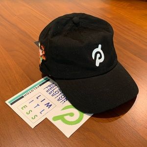 PELOTON hat and stickers